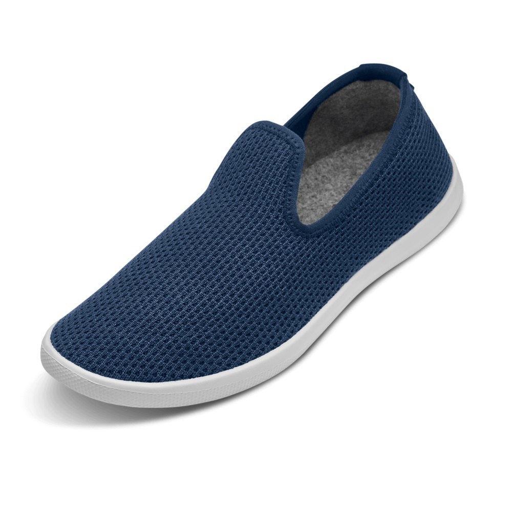 Allbirds Women's Slip-Ons Navy - Tree Loungers - 71425PWUR